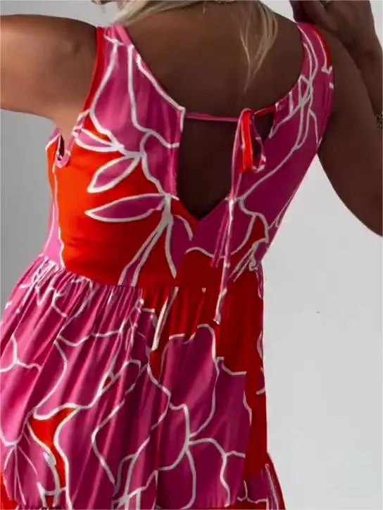 FloralChic - Blomstret Kjole for En Fargerik Stil Motelys