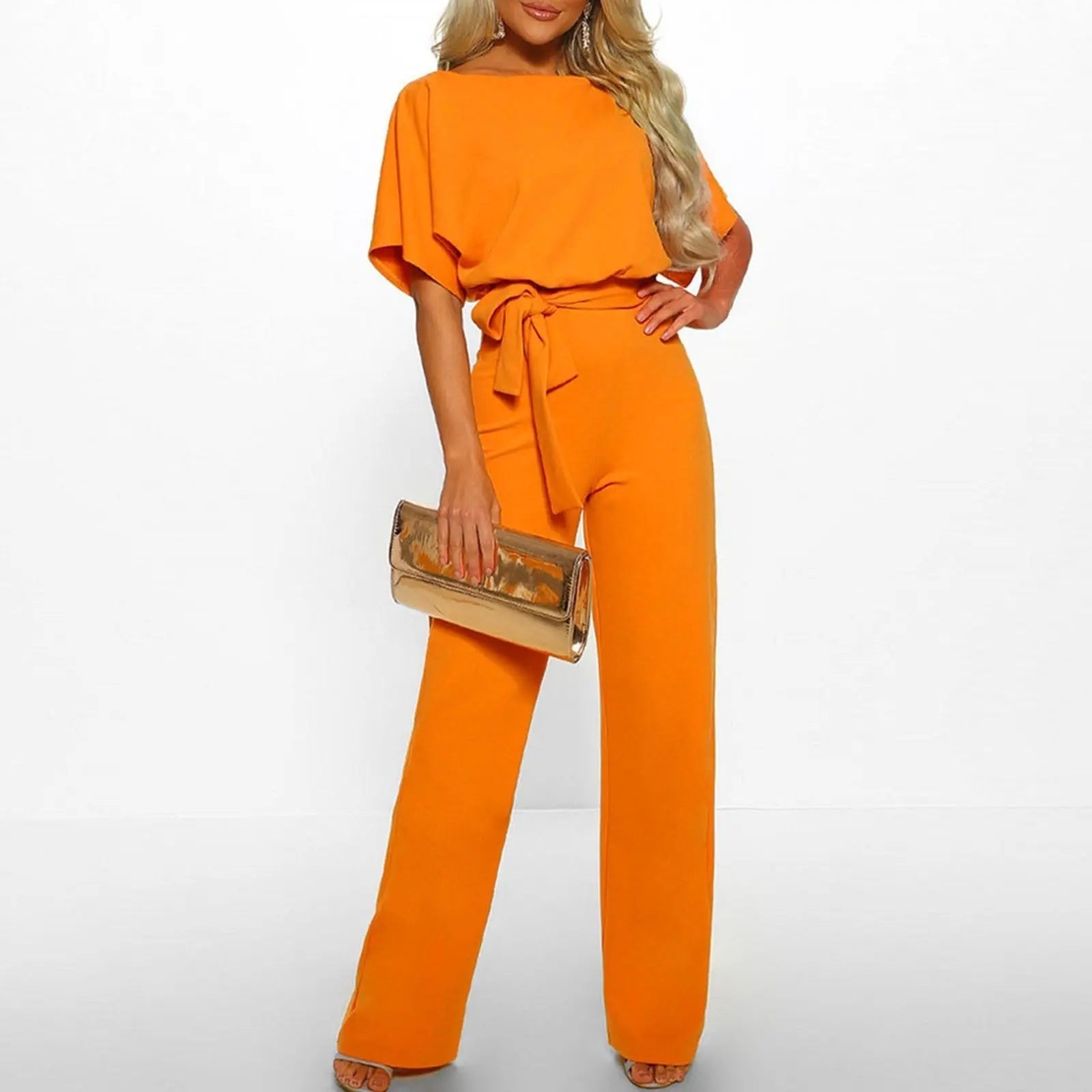 UrbanChic - Stilig Minimalistisk Jumpsuit for Hverdag og Fest Motelys