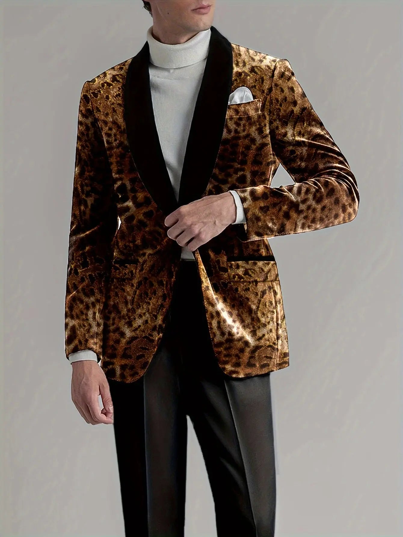 Blazer med leopardmønster Motelys