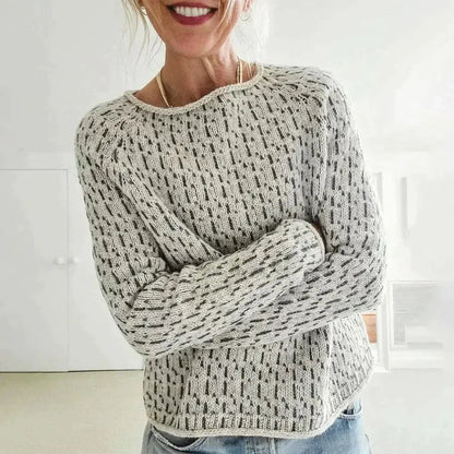 CosyDays - Grå Genser til Dame med Trendy Stil Motelys