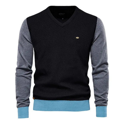 ChicStyle - Trendy Stripete Genser for En Uformell Stil Motelys