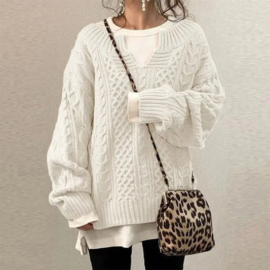 CozyStyle - Elegant Strikkegenser for En Komfortabel Look Motelys