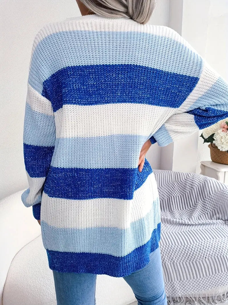 AutumnAura - Høstcardigan for Enkelt og Stilfullt Utseende Motelys