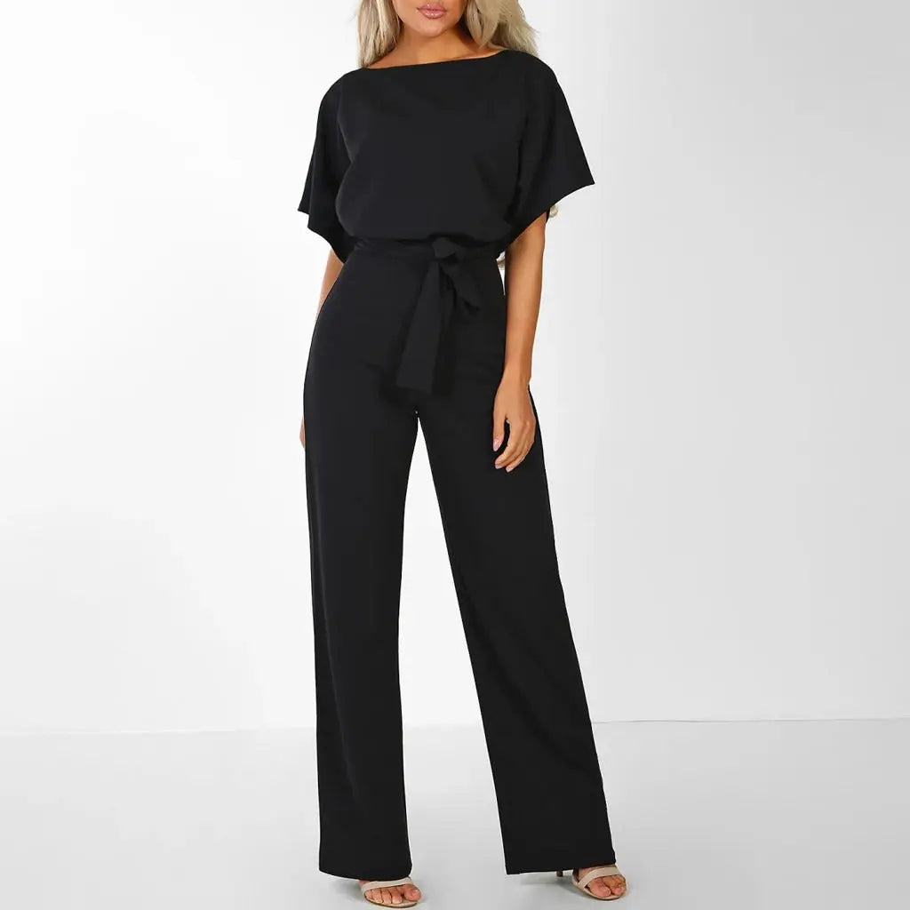UrbanChic - Stilig Minimalistisk Jumpsuit for Hverdag og Fest Motelys