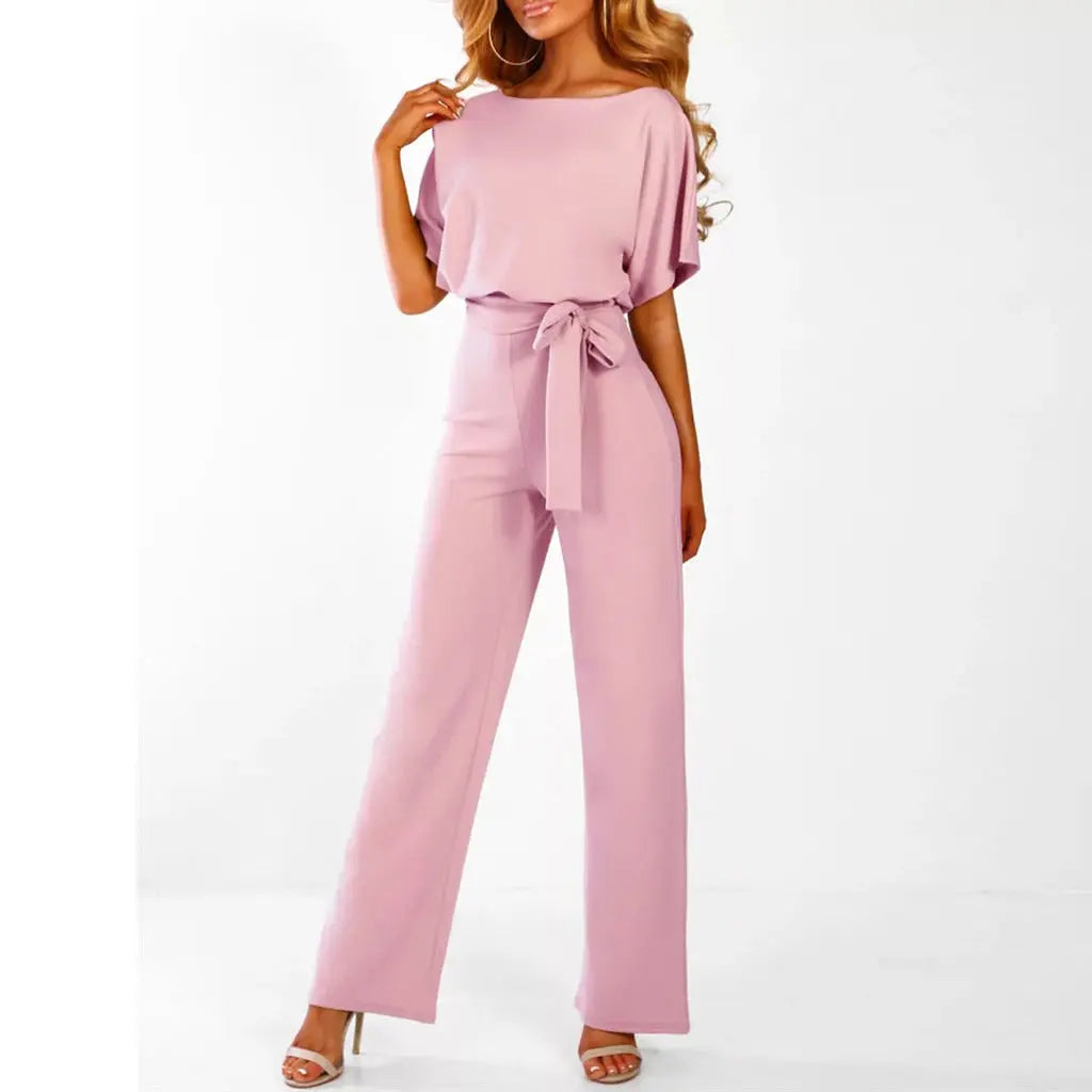 UrbanChic - Stilig Minimalistisk Jumpsuit for Hverdag og Fest Motelys