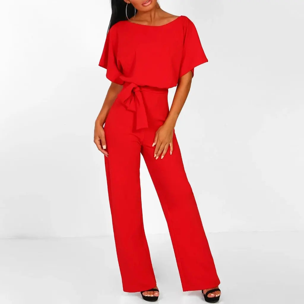 UrbanChic - Stilig Minimalistisk Jumpsuit for Hverdag og Fest Motelys