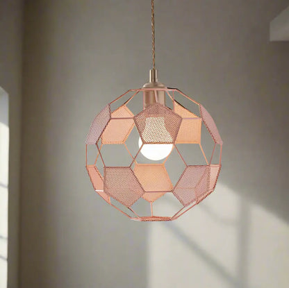 SportyGlow - Kreativ Pendellampe med Fotballskygge for Ungdomsrom Motelys