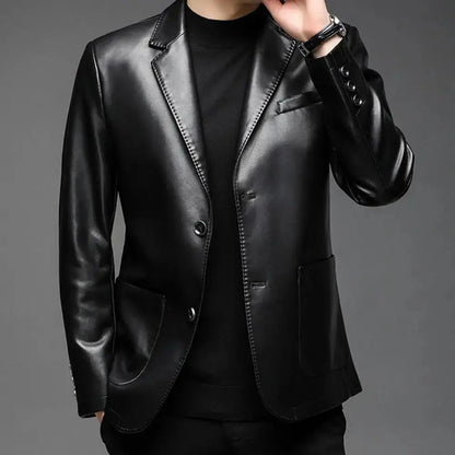 Blazer i imitert skinn Motelys