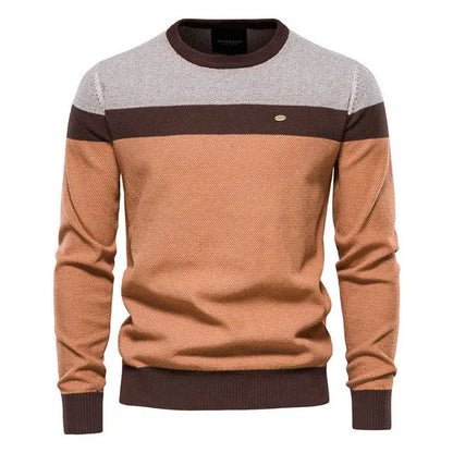ChicStyle - Trendy Stripete Genser for En Uformell Stil Motelys