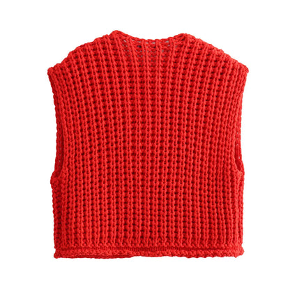 kort strikket cardigan Motelys