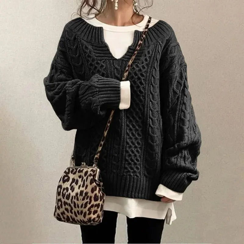 CozyStyle - Elegant Strikkegenser for En Komfortabel Look Motelys