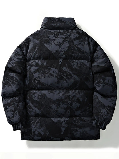 StyleQuest - Camo Pufferjakke for Menn med Trendy Design Motelys