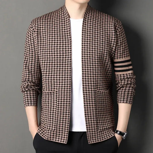 CozyStyle - Cardigan for Menn med Komfort og Stil Motelys