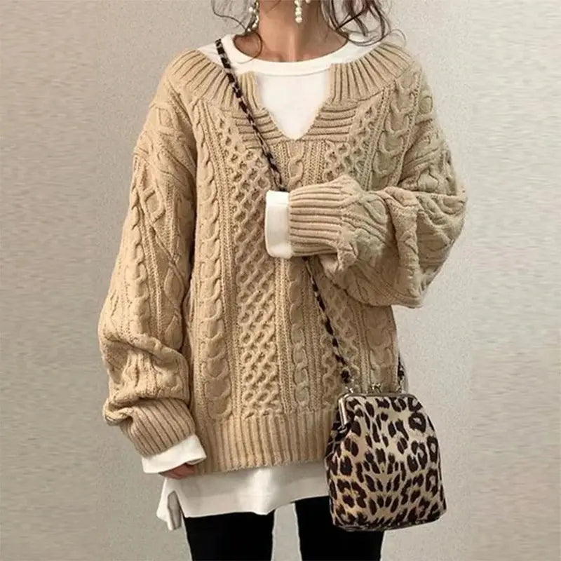 CozyStyle - Elegant Strikkegenser for En Komfortabel Look Motelys