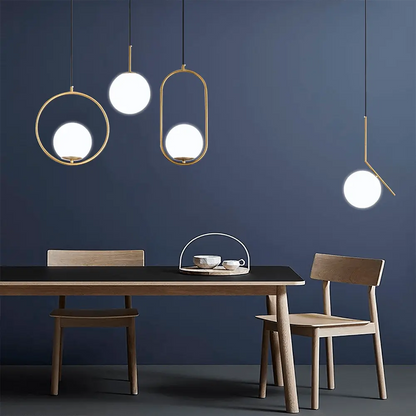 LustreGlow - Stilige Drop Pendellamper for Moderne Hjem Motelys