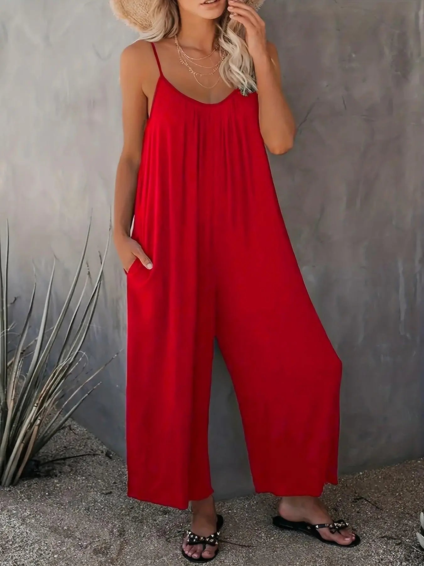 VibrantBliss - Jumpsuit for Kvinner med Stilig Design og Komfort Motelys