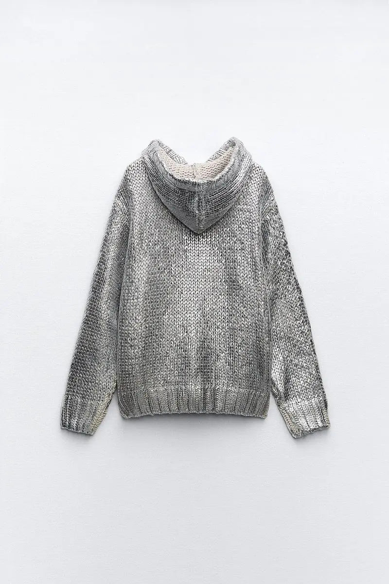 KnitGlam - Hettegenser i Metallstrikk for En Funky Stil Motelys