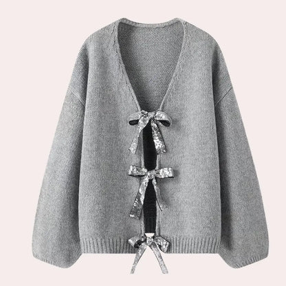 CozyLayer - Elegant Cardigan for Kvinner med Stil og Komfort Motelys