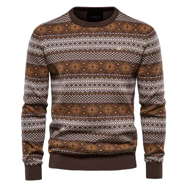 ChicStyle - Trendy Stripete Genser for En Uformell Stil Motelys