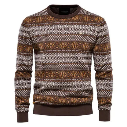 ChicStyle - Trendy Stripete Genser for En Uformell Stil Motelys