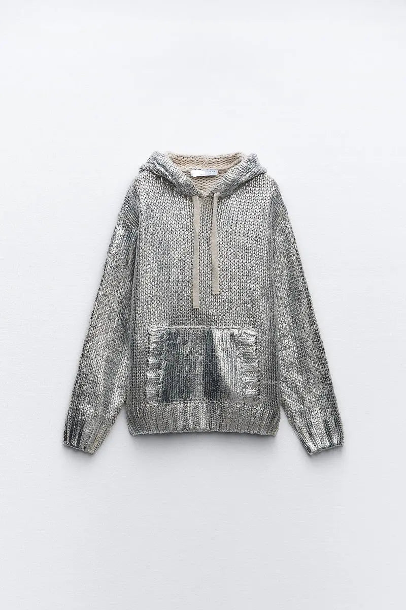 KnitGlam - Hettegenser i Metallstrikk for En Funky Stil Motelys