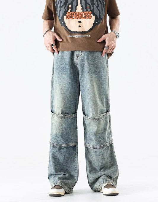 Overdimensjonerte jeans for menn Motelys
