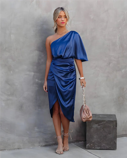SilkSensation - Cocktail-Solkjole I Silke For Elegante Anledninger Motelys
