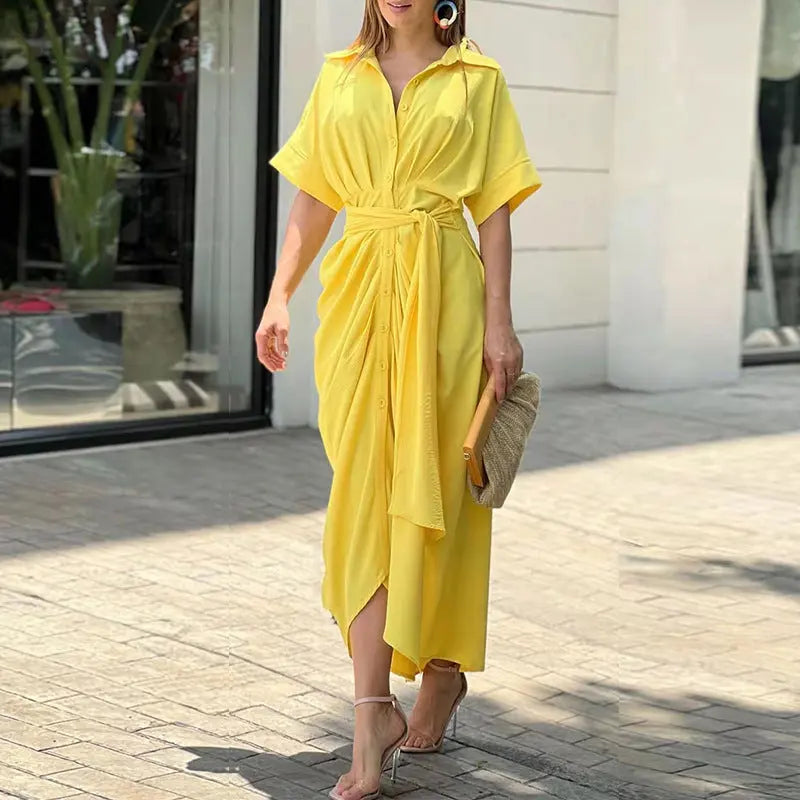 StylishBrilliance - Sophisticated MidiKjole for Elegante Anledninger Motelys
