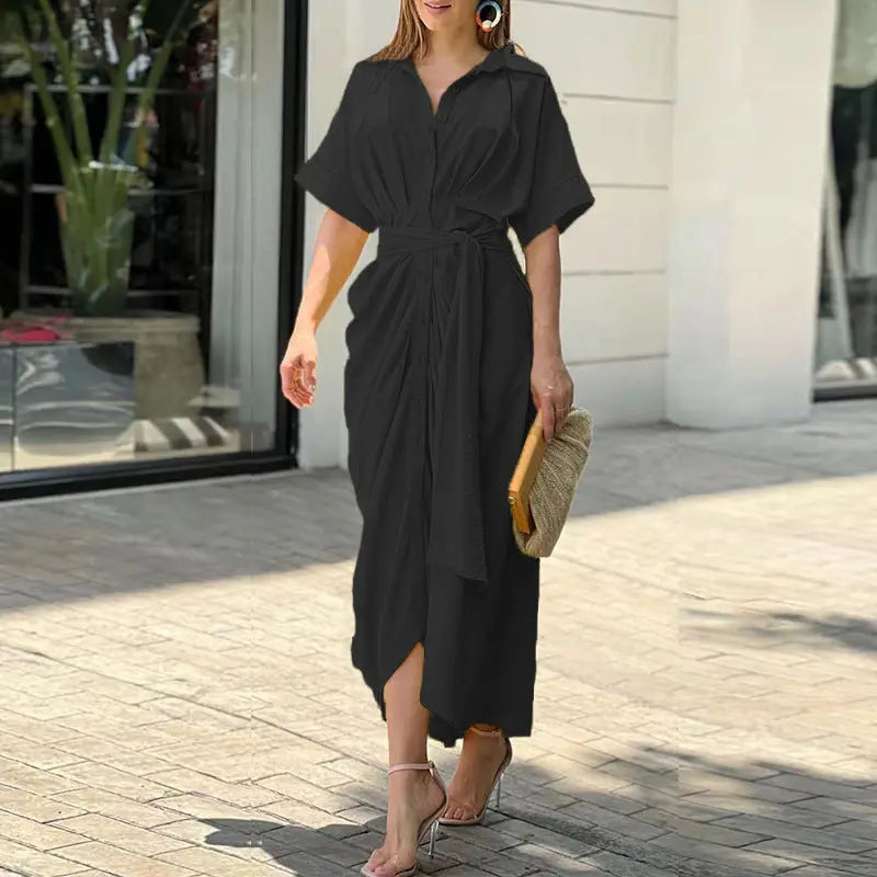 StylishBrilliance - Sophisticated MidiKjole for Elegante Anledninger Motelys
