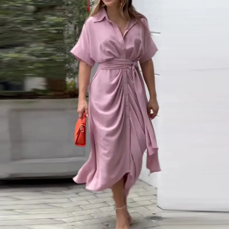 StylishBrilliance - Sophisticated MidiKjole for Elegante Anledninger Motelys