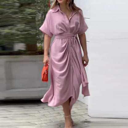 StylishBrilliance - Sophisticated MidiKjole for Elegante Anledninger Motelys