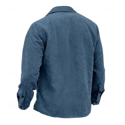 Knappet frakk til menn Motelys