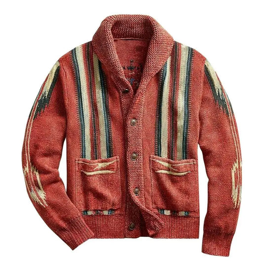 CozyLayers - Langermet Strikkecardigan for Menn med Stil Motelys