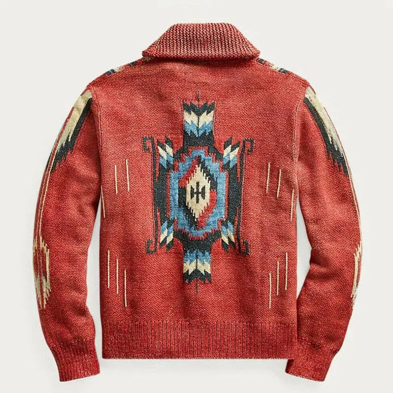 CozyLayers - Langermet Strikkecardigan for Menn med Stil Motelys