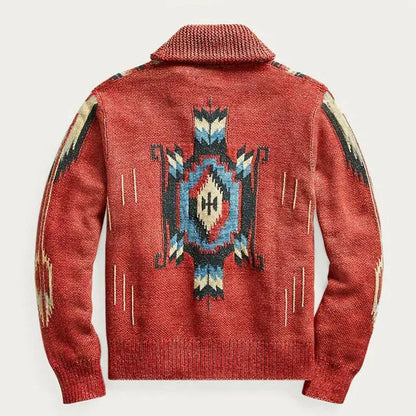 CozyLayers - Langermet Strikkecardigan for Menn med Stil Motelys
