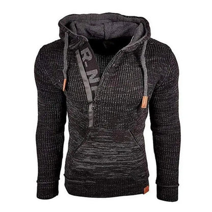 CozyWear - Strikket Hettegenser for Menn med Stil og Komfort Motelys