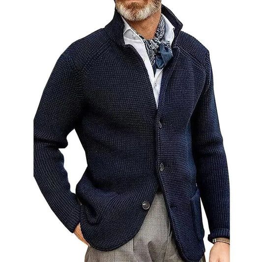 FashionNova - Strikket Casual Blazer for Menn med Stil Motelys
