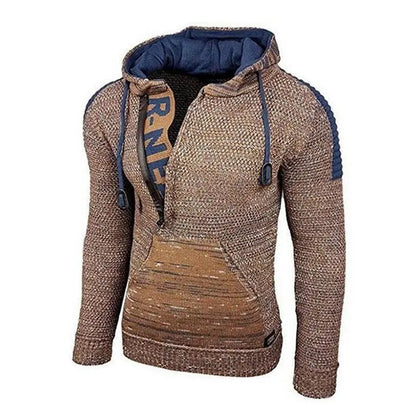 CozyWear - Strikket Hettegenser for Menn med Stil og Komfort Motelys