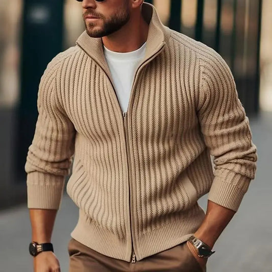 ChillWear - Langermet Cardigan for Menn i Klasse Motelys