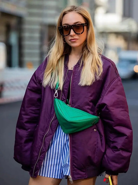 UrbanChic - Trendy Bomberjakke til Kvinner for Alle Anledninger Motelys