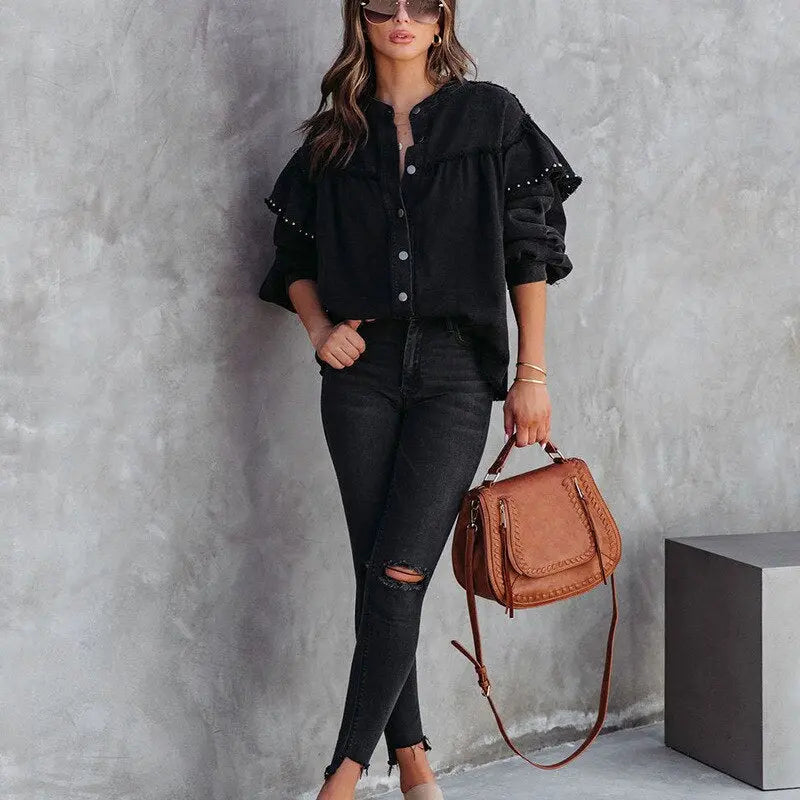 FashionEase - Elegant Topp for Kvinner med Stil og Komfort Motelys