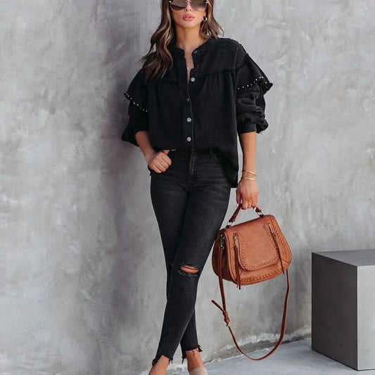 FashionEase - Elegant Topp for Kvinner med Stil og Komfort Motelys