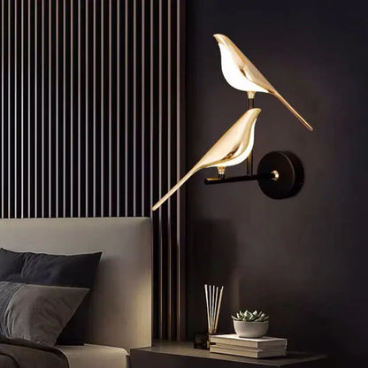 Vegglampe med Fugledesign Motelys