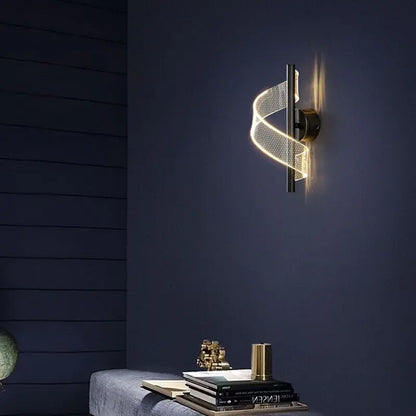 LumiStyle - Elegant Vegglampe med Glass for Moderne Interiør Motelys