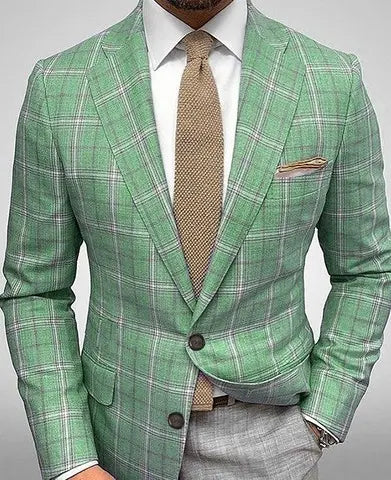 RetroChic - Vintage Blazer for Menn med Klassisk Stil Motelys