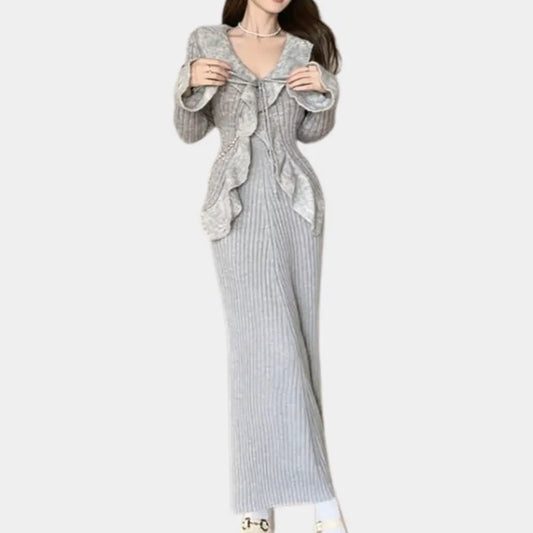 Strikket Volang Cardigan Motelys