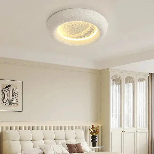 Rund Vegglampe i Harpiks Motelys