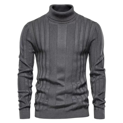 CozyStyle - Turtleneck-Genser for Menn med Elegante Detaljer Motelys