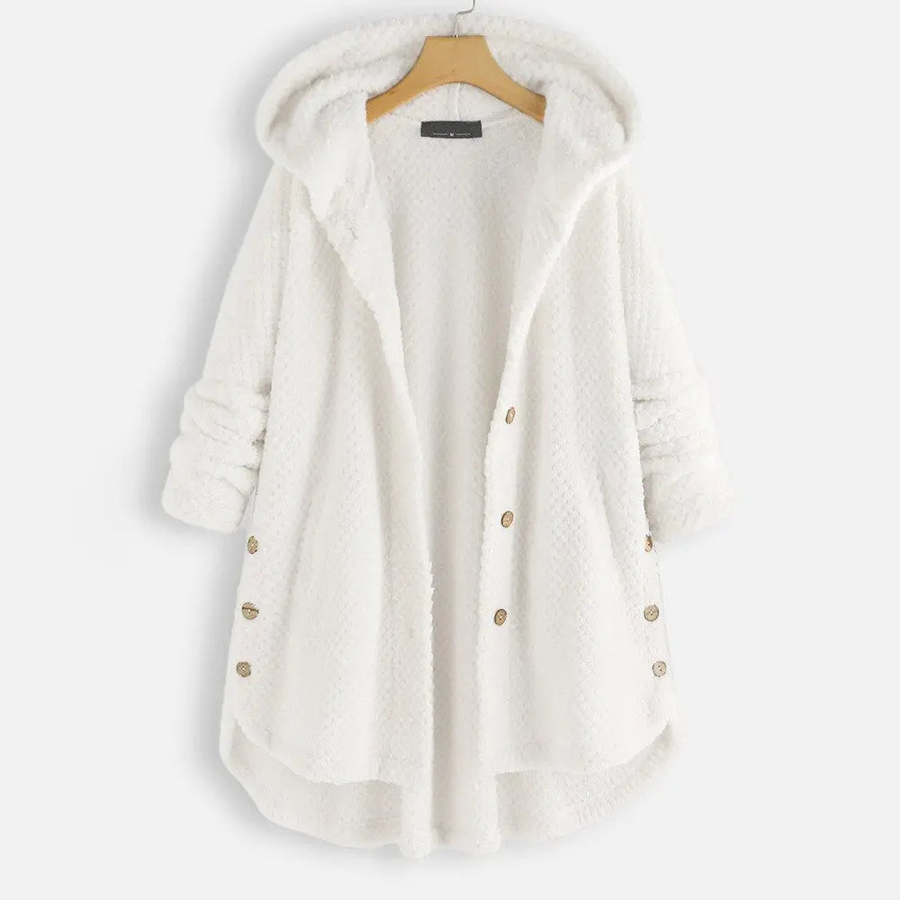 CozyChic - Overdimensjonert Hettejakke til Dame med Stil Motelys