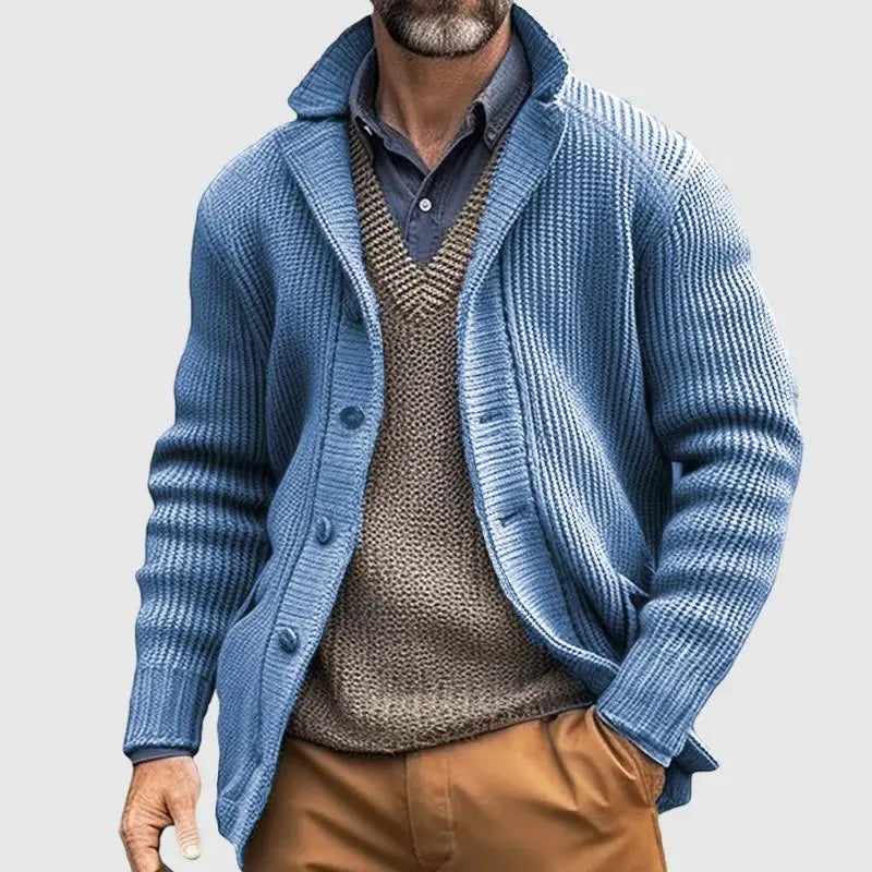 Strikket cardigan for menn Motelys